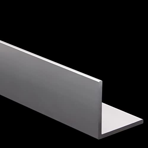 Ângulo de alumínio mssoomm 25 mm x 25 mm x 1210 mm de comprimento 3 mm de espessura 10pcs, 10 pacote 1