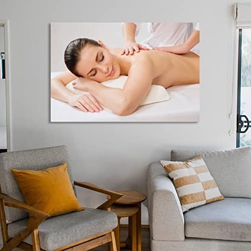 Poster de salão de beleza corporal de beleza corporal inteiro massagem spa pôstade de tela de pintura