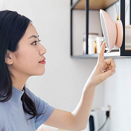 Zchan Makeup espelho-espelho-de-parede espelho, ampliação dupla, conexão elétrica com fio, branco