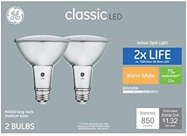 GE Classic 2-Pack 75 W Equivalente Spot Dimmable