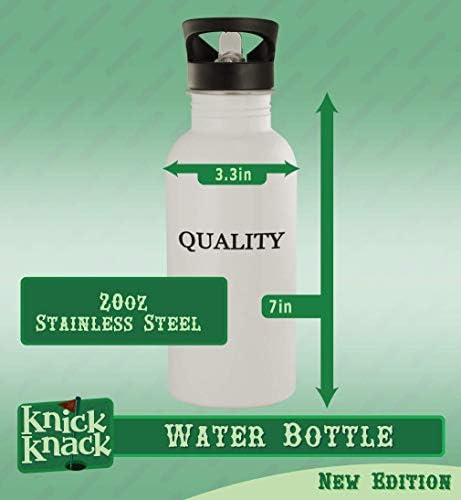 Presentes de Knick Knack #Karlis - 20 onças de aço inoxidável garrafa de água, prata