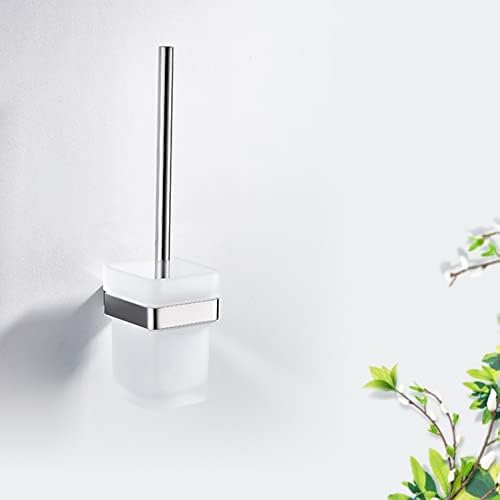 BBSJ 304 Antegral de aço inoxidável Pusher de escova de banheiro do banca de limpeza, com escova de parede