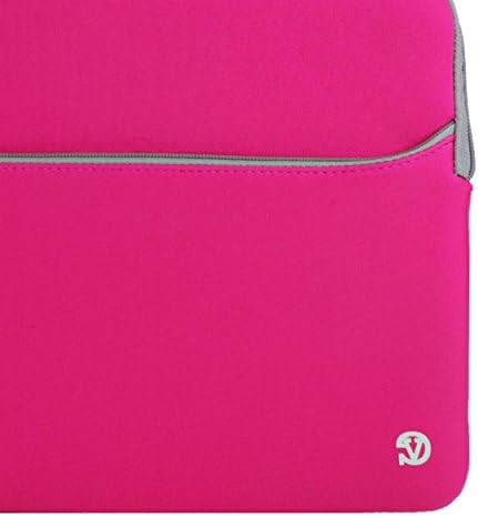 Manga de laptop de 13 polegadas de proteção rosa acolchoada protetora para MacBook Pro, AIR 13,3 polegadas