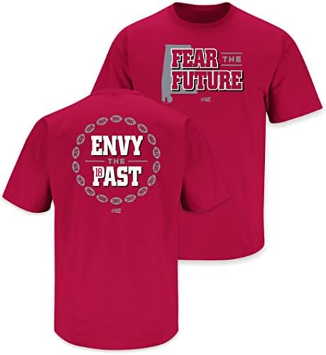 Tema o futuro - inveja a camiseta passada para os fãs do Alabama College