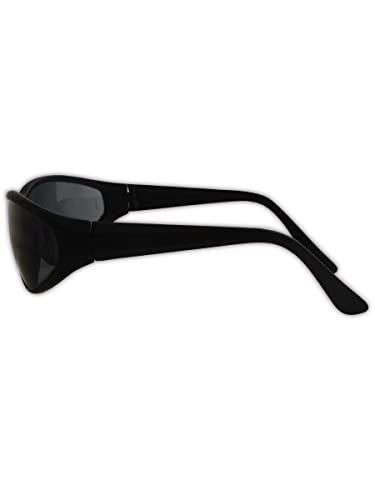 Magid Y80BKGY Gemstone Onyx Glasses de proteção, lente cinza e quadro preto