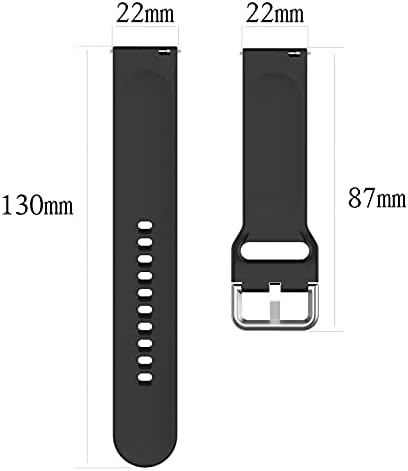 Disscool Silicone Bands para Yamay SW022/IMILAB KW66/Xiaomi Haylou RT LS05S/OnePlus Watch