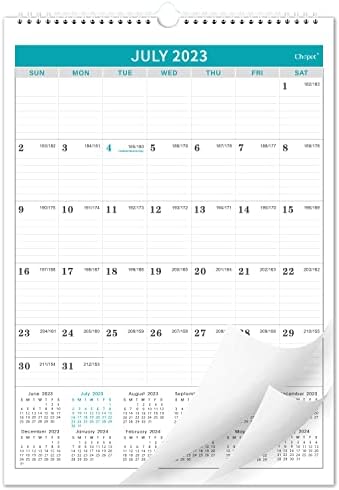 Calendário 2023-2024-18 calendário mensal de parede 2023 de julho de 2023 a dezembro de 2024, 2023-2024 Calendário