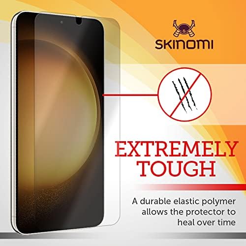 Protetor de tela fosco de Skinomi compatível com Samsung Galaxy S23 5G Anti-Glare Skin Matte TPU
