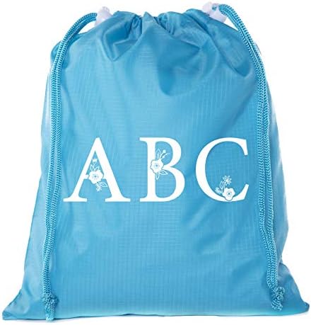 Sacos de Cinch Monograma personalizados, sacos de cordão em massa, sacos personalizados de cordas