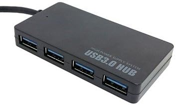 5Gbps USB 3.0 Múltiplo 4 do hub de porta Adaptador para PC Tablet MacBook Suporte Windows 7 Win 8 Mac