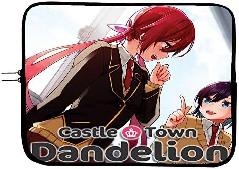 Castle Town Dandelion Anime Laptop Bolsa de laptop 11 polegadas Computador e comprimido Bolsa - Transporte