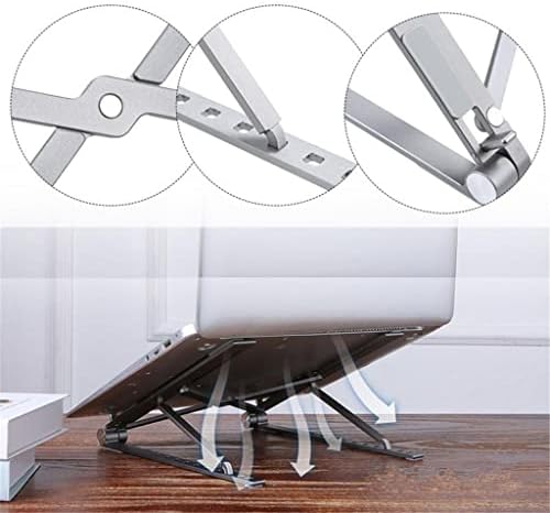 Xsnbh laptop dobrável suporte de alumínio ajustável para comprimido comprimido mesa mesa de mesa de mesa Stand