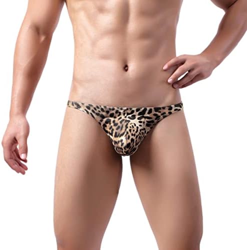 calcinha de lenga de leopardo sexy masculino
