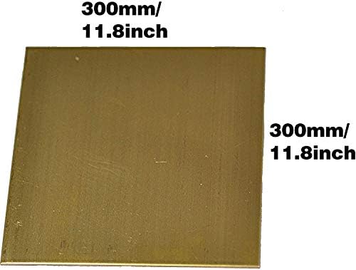 Placa de latão de bronze Umky placa fina de folha folha de folha de cobre placa de papel alumínio