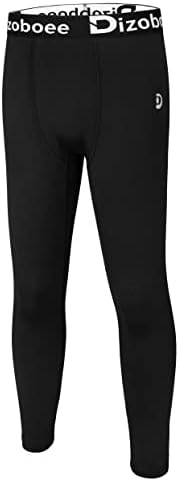 Dizoboee Boys Compression calças de perneiras de perneiras para esportes para jovens crianças atléticas de basquete