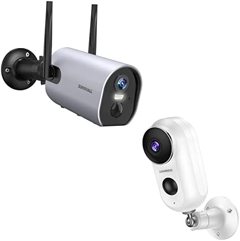 Zumimall 【Nova câmera de segurança 2K Câmera de segurança ao ar livre Câmera de segurança da bateria, câmera