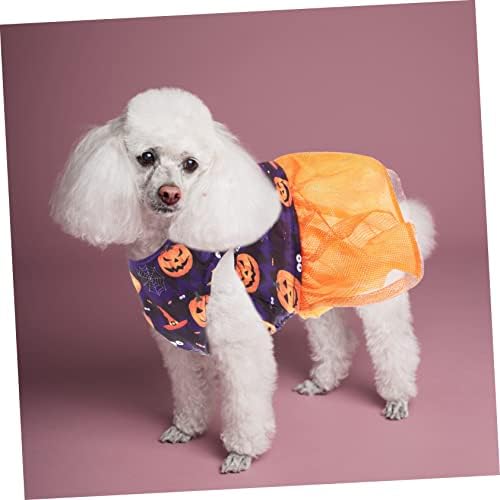 IPETBOOM 4pcs saia respirável tutu cachorro princesa Cosplay Party Lace Halloween Supply Dress Fantaspume Pet Supplies Roupe