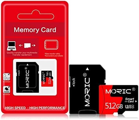 512 GB Micro SD Micro SD Memory Card Class 10 para câmeras, smartphones, console de jogos de computador,