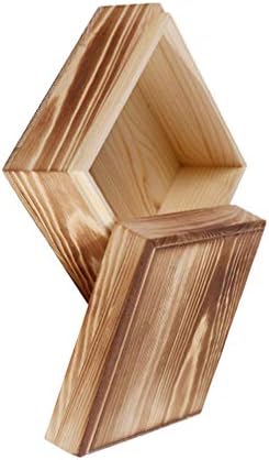 Caixa de esconderijo de madeira de pinheiro da tomada com tampa de bandeja pequena caixa de armazenamento