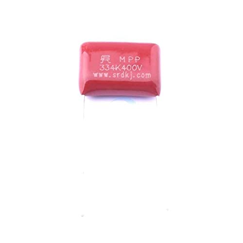 20 PCS Capacitor de filme de polipropileno 330NF ± 10% CBB21 Capacitor de filme de metal radial MPP334K2G1906136LC