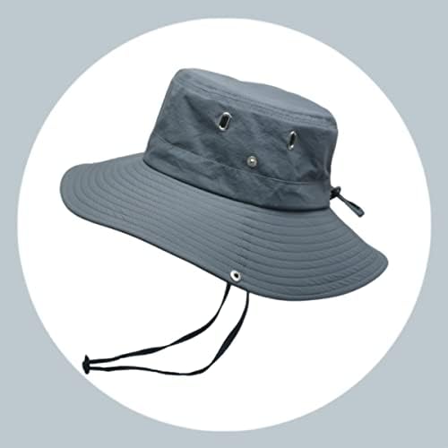 Jtjfit Men Mulheres duas peças Boonie Sun Hat Hat Hat com Proteção UV para Campo de Jardinagem para Caminhões de Pesca de Praia ao ar livre