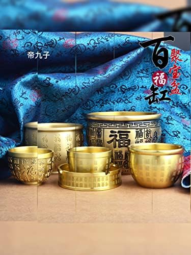 Xiexueliano Pure Brass Cornucopia Baifu Rice Desktop Decorações de Estudos de Estudos de Estudos de Cinidra