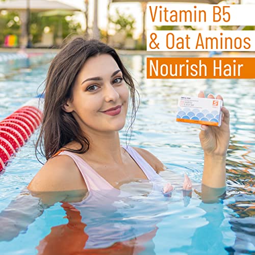 Barra de xampu de natação Solpri para cabelos e corpo sem perfume com vitamina C para remover o cloro 4 oz