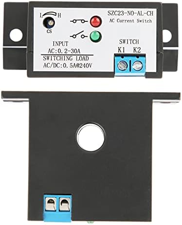 Interruptor de detecção de corrente ajustável SZC23-NO-AL-CH, 0,2-30A AC