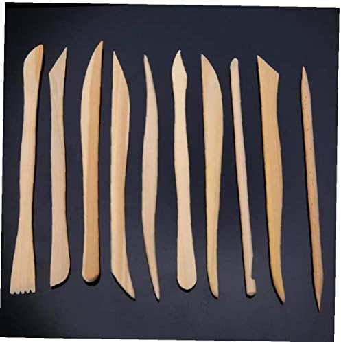 Ferramentas de modelagem de argila de madeira angoter de madeira Definir ferramentas de argila