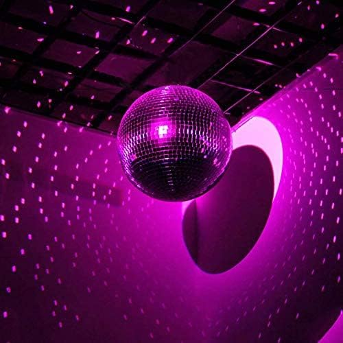 Alytimes Disco Ball -6 polegadas Cool e divertido Silver Hanging Party Disco Ball -Decorações de festa