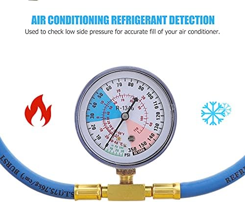 Wakauto CAR AC Air Conditioner 1pc 1/2 CA HOSE DE CARGA COM GAIGO VELHENTE VELHOR R134A REFRIGERANTE