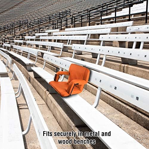 Almofada da cadeira de assento de estádio largo com preenchimento doméstico com suporte traseiro