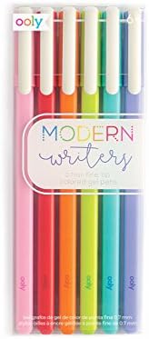 Ooly, Writers Modern Writers Gel Cen, conjunto de 6
