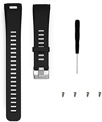 Weinisite Watch Band para Garmin Vívosmart HR, pulseira de silicone macio de substituição para Garmin