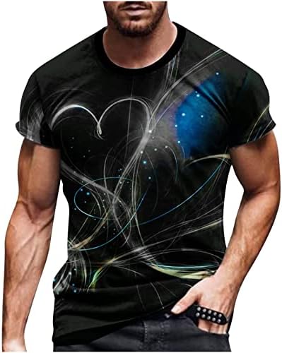 Homens 3D Camiseta Digital Tshirt Summer Moda Shirt Shirts Casual Crew Camisetas Camisetas da rua Tops