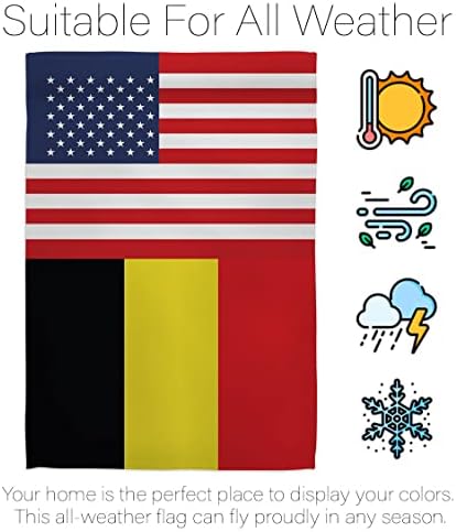 Copa do Mundo Bélgica EUA Bandeira Americana Bandeira Americana Pacote de Patio Patio Decorações de Garden Garden Decorações de Tapestry ao ar livre Sinais de pátio de arte FIFA Presentes Equipe Qatar Troféu Futebol Futebol Mado nos EUA
