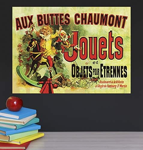 Palacelearning Jeets Poster - Aux Buttes Chaumont Jeets by Jules Cheret 1885 - Printing de arte vintage