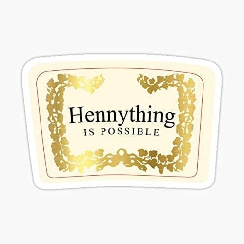 Hennything é possível adesivo - adesivo gráfico - automático, parede, laptop, célula, adesivo de caminhão para
