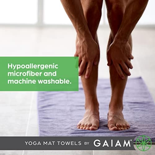 Gaiam Yoga Mat Tootes Microfibra do tamanho de ioga Toalha para ioga quente