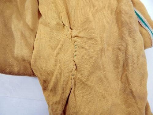 Jogo de atletismo de Kansas City dos anos 1960 usado calças amarelas DP26402 - Game usado calças MLB