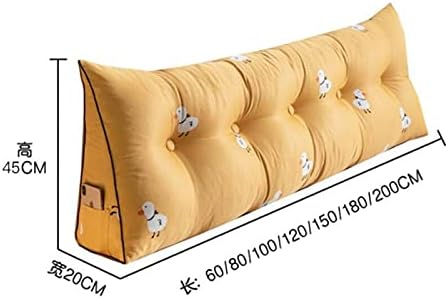 Pdgjg removível lavável seda de seda macia beira de cabeceira tatami cama de cama de cama de cama de backrest grande