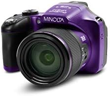 Minolta Pro Shot 20 Mega Pixel HD Câmera digital com zoom óptico 67x, vídeo Full 1080p HD e cartão