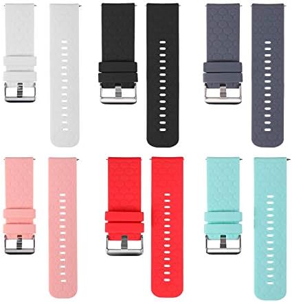 Selas de relógio de Ninehorse Compatível com a banda de smartwatch moowhsh g35, pulseira de silicone macio