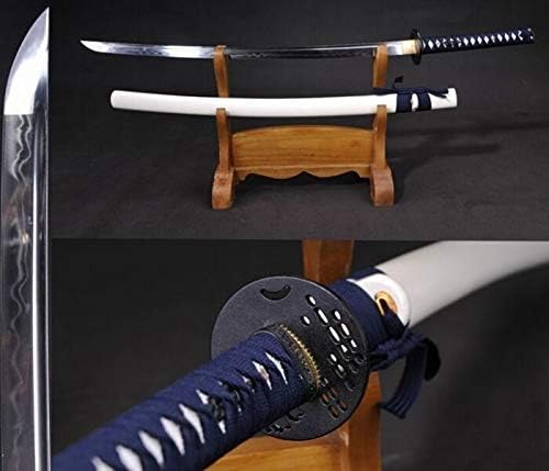 Glw Katana Japão Santuário Ninja Seita Samurai Espada Katana Clay T1 Aço T10 Blade afiada