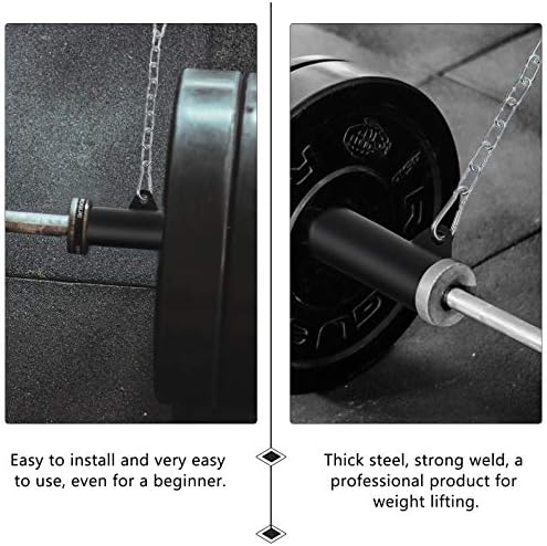 Besportble 2pcs barbell anel de levantamento de peso da máquina de levantamento de linha de ginástica T-