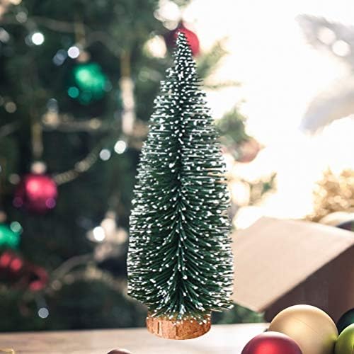 Valiclud Miniatura Árvores de Natal para Artesanato Mini Árvore de Natal Exibindo Ornamentos de Decoração