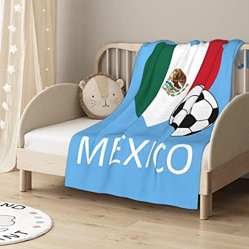 QG ZZX Love México Soccer Baby Blain para meninos Meninas Corrente de carrinho de carrinho de carrinho