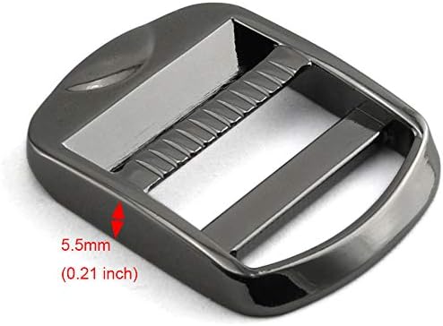Hj jardim metal escada buckle fivela slider Fivelas de liga de zinco ajustáveis ​​para acessórios de cinta de mochila 25mm 25mm