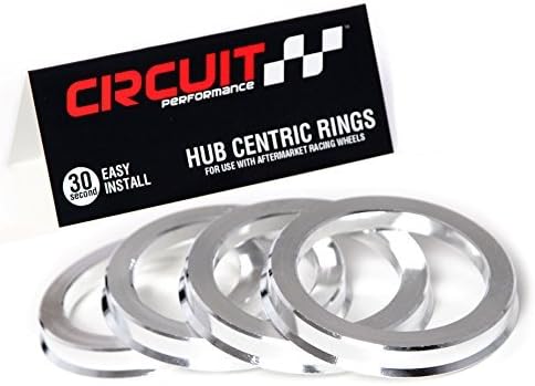 Anéis centrados no cubo de desempenho do circuito - 110 a 78,1 Condrings de alumínio - compatíveis com Chevy