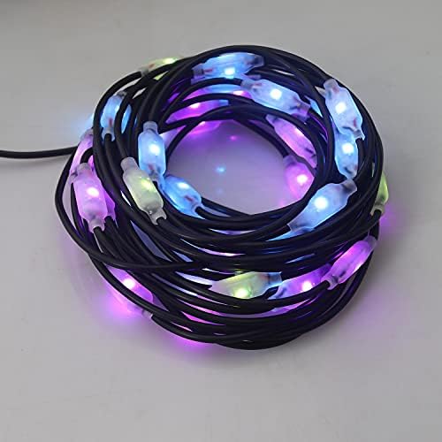 Ansiqi Smart LED String Light, 41ft Música Sincronizar luzes USB de fada USB, Music Lights Supply Supply, App